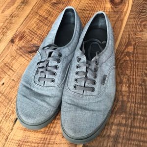 Vans all-Gray SZ 10.5 Authentic